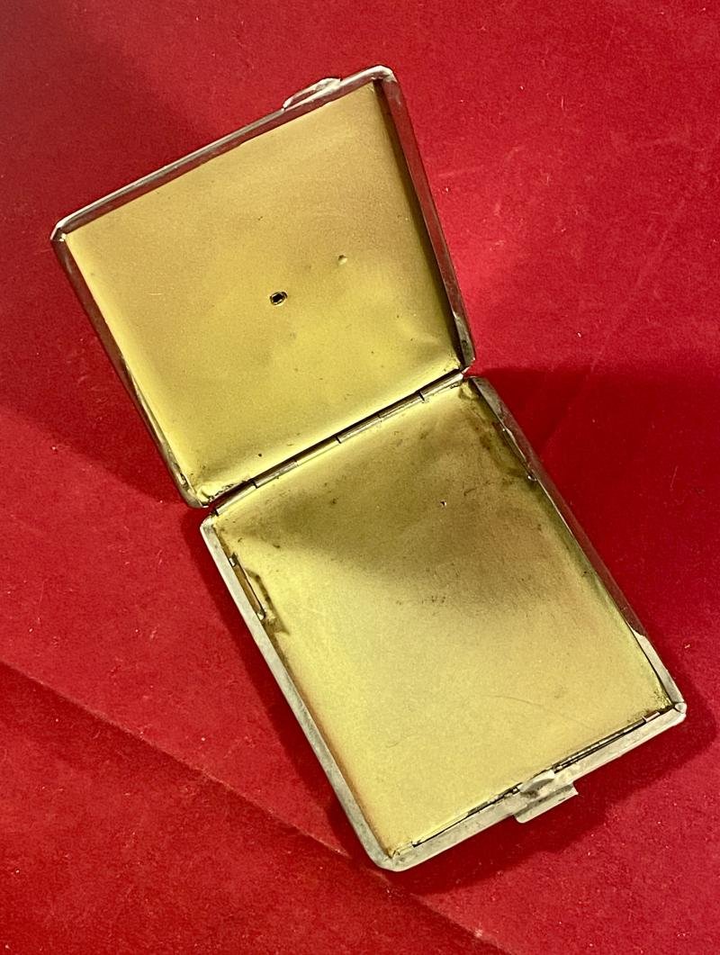 WW2 German Cigarette Case fitted with a WW2 Deutsches Jungvolk DJ Membership Badge — image 6