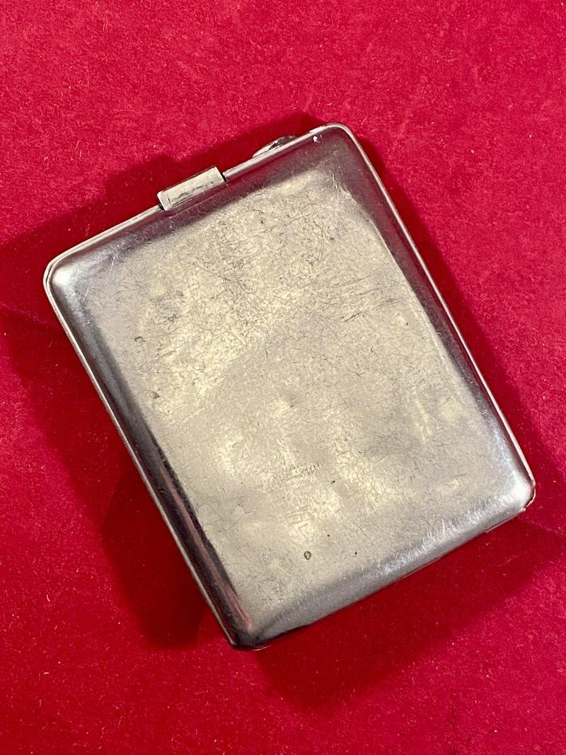 WW2 German Cigarette Case fitted with a WW2 Deutsches Jungvolk DJ Membership Badge — image 9
