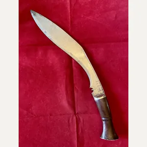 Fine WW1 Period MK1 Kukri with Blade Engraved 'JARBS'