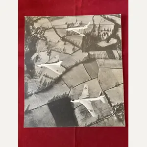 14' x 12.5' Photo on Card of RAF V- Force …