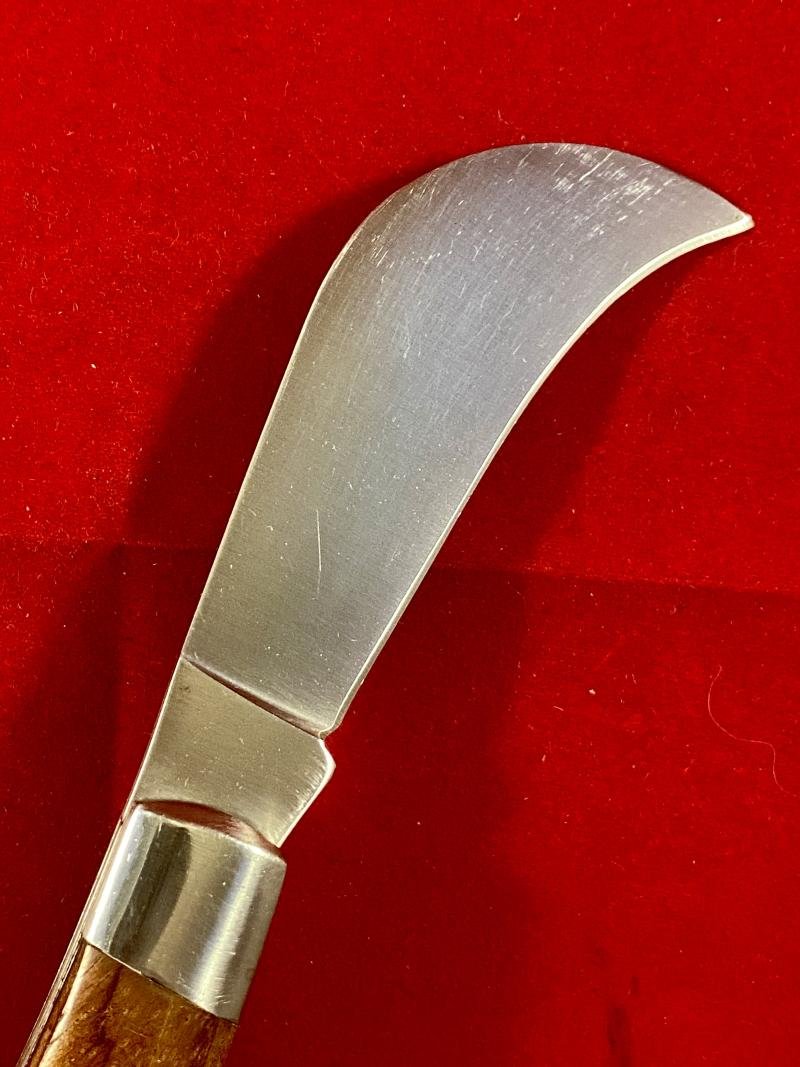 Mint Stainless Steel Pruning Knife with Oak Grips — image 4