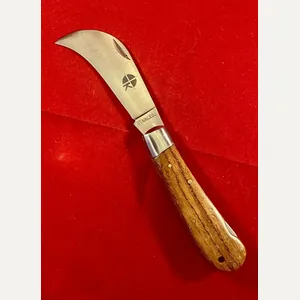 Mint Stainless Steel Pruning Knife with Oak Grips