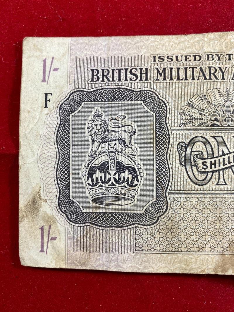 WW2 British Military Authority 1 Shilling Note Series F circa 1942 — image 3