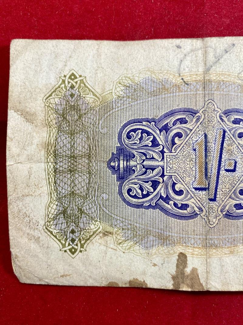 WW2 British Military Authority 1 Shilling Note Series F circa 1942 — image 5