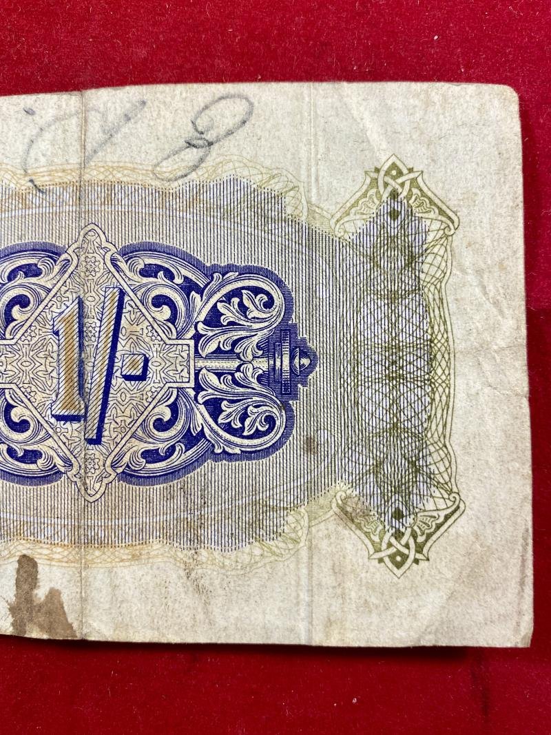 WW2 British Military Authority 1 Shilling Note Series F circa 1942 — image 6