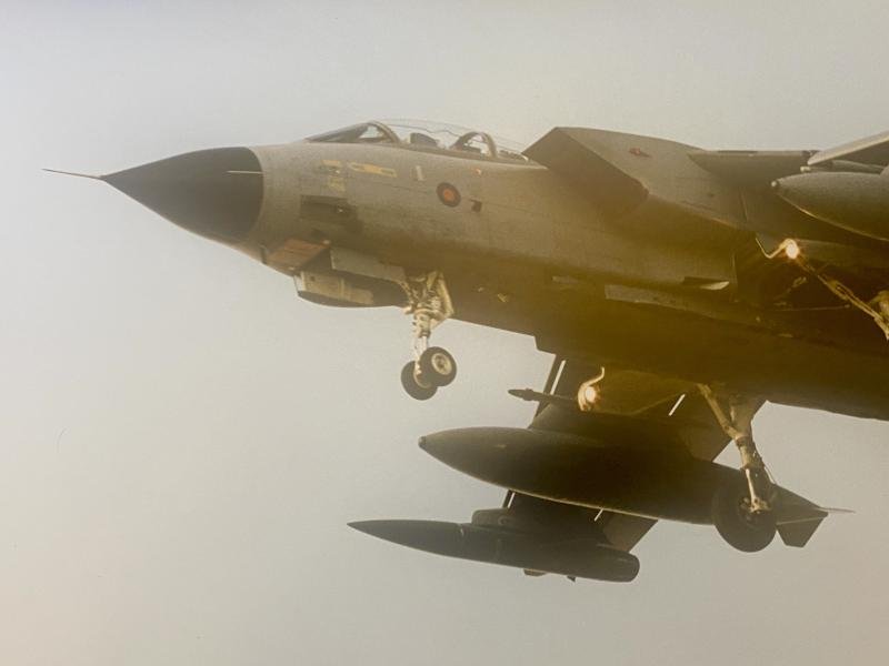 Large 30' x 20' Photo on Card of RAF Panavia Tornado GR.1B ZA471 in Flight — image 3