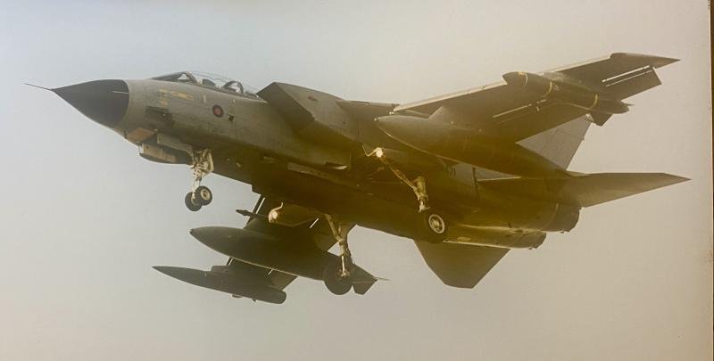 Large 30' x 20' Photo on Card of RAF Panavia Tornado GR.1B ZA471 in Flight — image 6