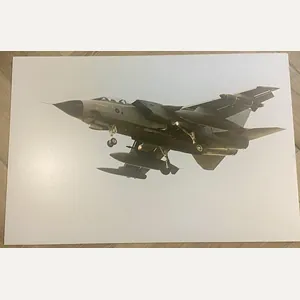 Large 30' x 20' Photo on Card of RAF Panavia …
