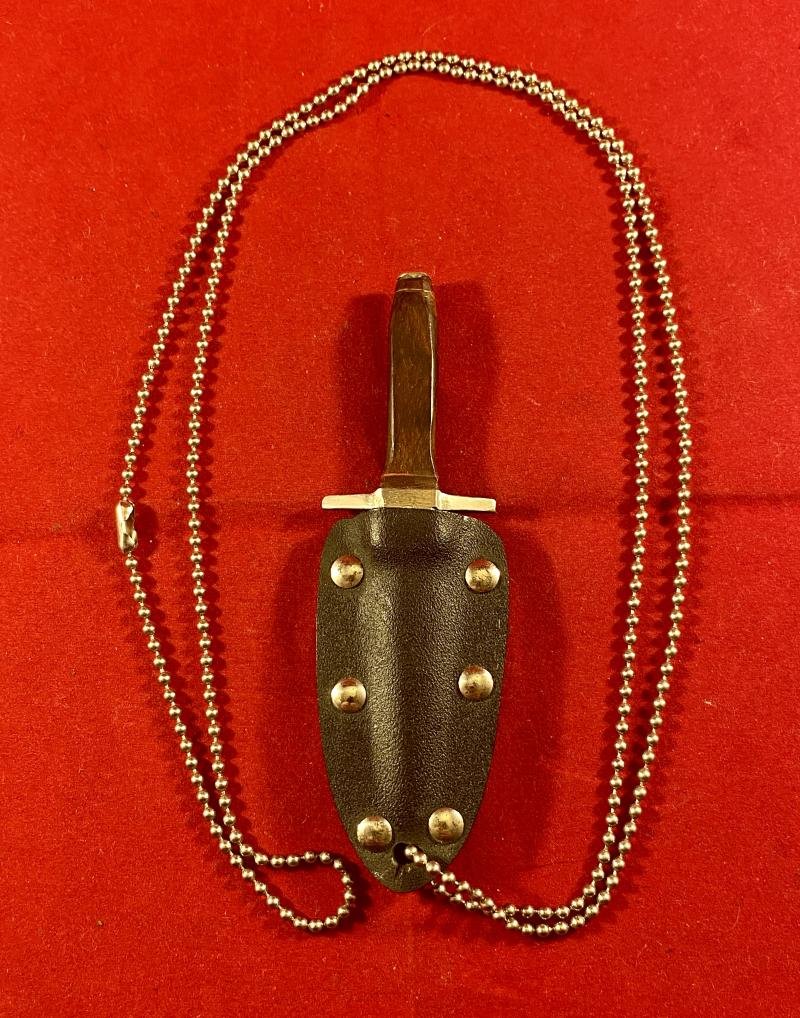 Two Unique Early Custom Made Neck Knives by Daniel M. Certo of Marshall, NC. USA. 2001 — image 5