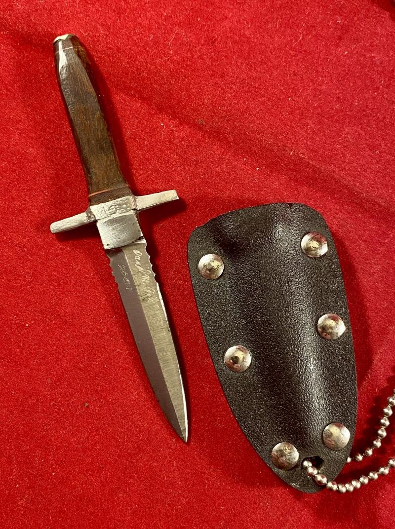 Two Unique Early Custom Made Neck Knives by Daniel M. Certo of Marshall, NC. USA. 2001 — image 7