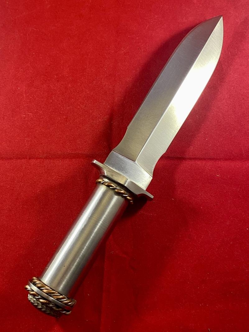 Unique Early Custom Made Knife with 2 x Sheaths and Frog by Daniel M. Certo of Marshall, NC. USA. 2002 — image 8