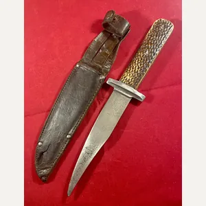 Rare WW2 British Army Auxiliary Unit Knife with Leather Sheath …