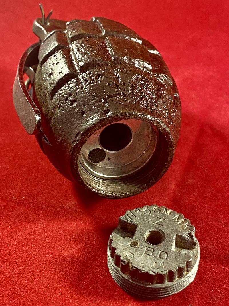 INERT WW2 No.36M Mk I British Mills Grenade by JP&S Ltd with a base plug by RBD dated 1941 — image 10