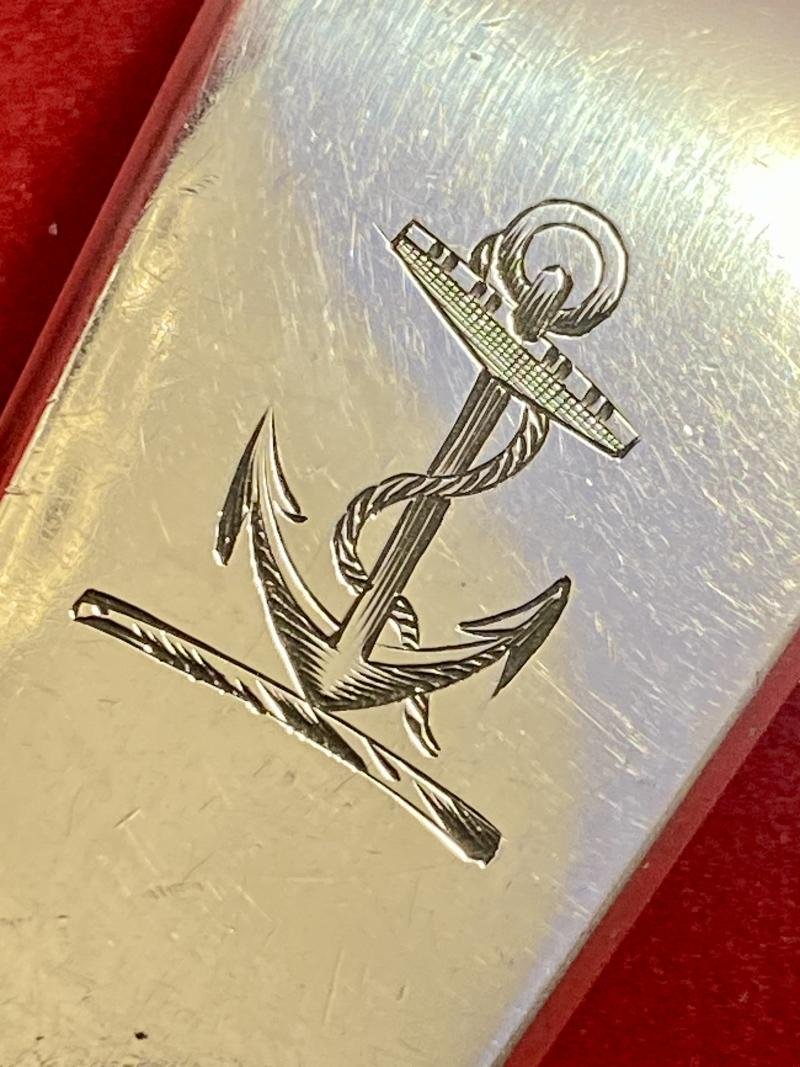 Stunning Large Victorian Royal Navy Silver Plated Basting Spoon by Elkington & Co. Ltd 1854 — image 5