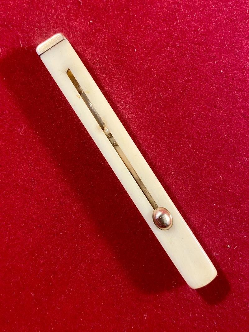 Rare Victorian Gold and Natural Material Toothpick Invented by T. C. Palmer and made by Sampson Mordan & Co. c1850 — image 6