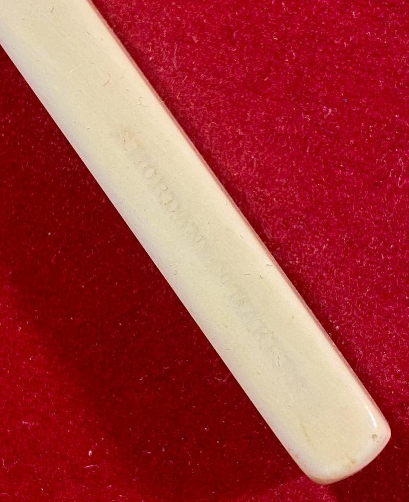 Rare Victorian Gold and Natural Material Toothpick Invented by T. C. Palmer and made by Sampson Mordan & Co. c1850 — image 8