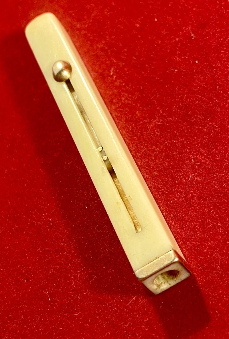 Rare Victorian Gold and Natural Material Toothpick Invented by T. C. Palmer and made by Sampson Mordan & Co. c1850 — image 9