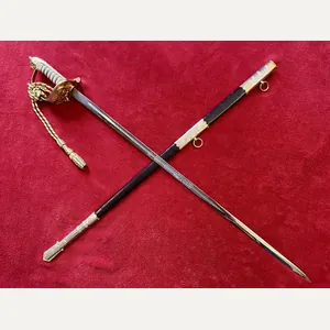 Near Mint ERII Royal Navy Officer's Sword by FIRMIN AND …
