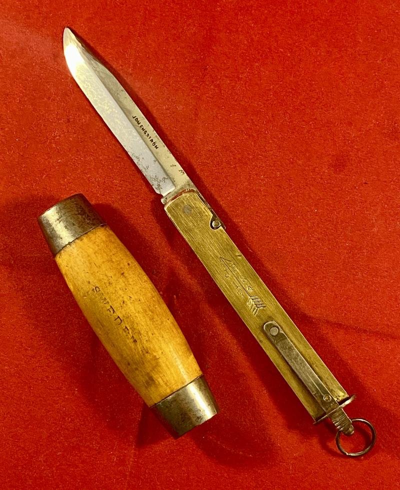 Fine Antique Swedish Barrel Knife by Johan Engström of Eskilstuna — image 3