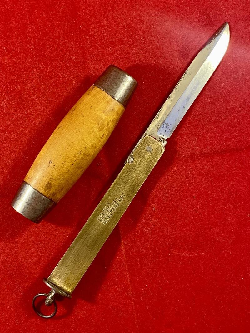 Fine Antique Swedish Barrel Knife by Johan Engström of Eskilstuna — image 4