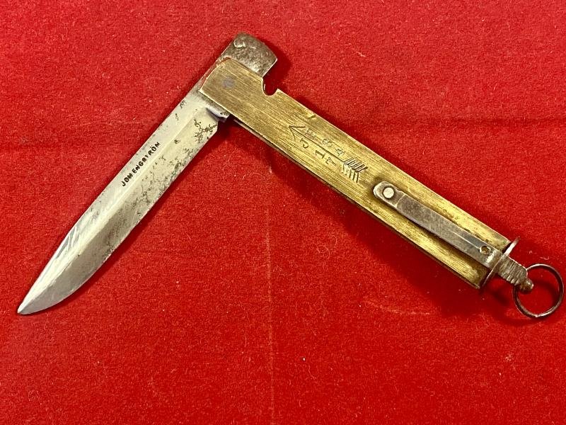 Fine Antique Swedish Barrel Knife by Johan Engström of Eskilstuna — image 7