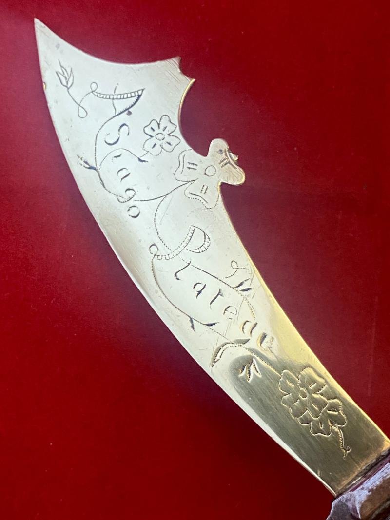 Pair of Italian WW1 Trench Art Letter Openers Commemorating the Battle of Solstice Italy - 15th June 1918 — image 8