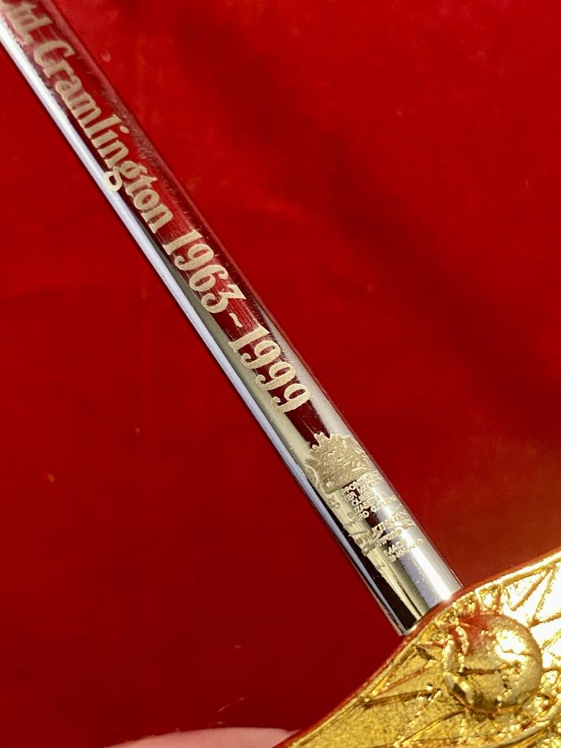 Rare Dual Commemorative 'Wilkinson Sword Ltd. Cramlington 1963-1999' and 'WORLD PEACE FOR THE THIRD MILLENNIUM' Miniature Sword by Wilkinson Sword – Mint in Box — image 9