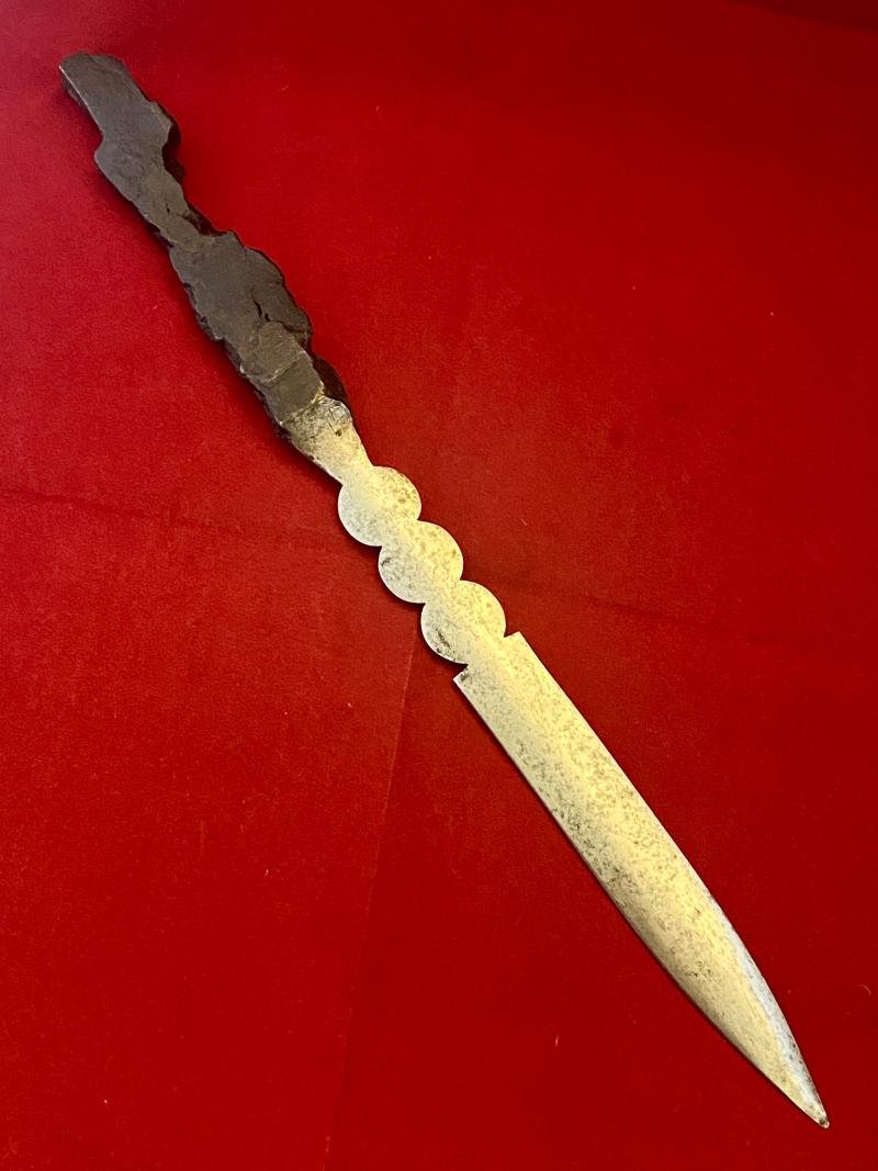Impressive Large WW2 Letter Opener made from Shrapnel Recovered from the LONDON BLITZ 1940-41 — image 4