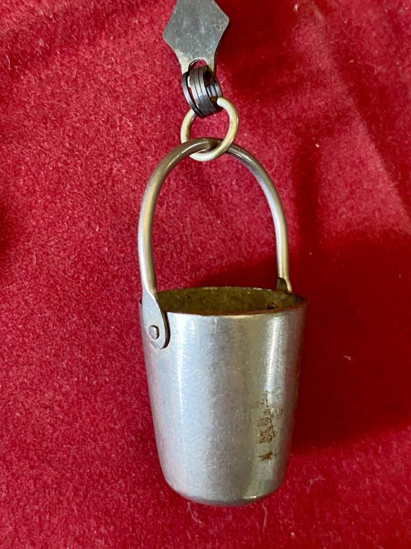 Antique Georgian Cut Steel Chatelaine with Three Chains and Accesories — image 5