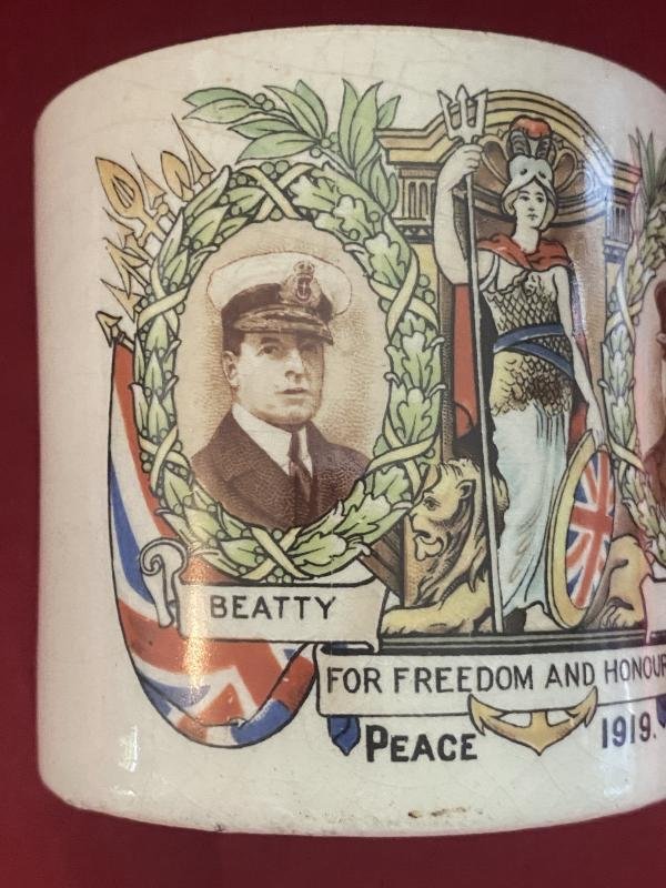 WW1 1919 Beatty & Haig Commemorative Peace Mug by Royal Winton Grimwades — image 3