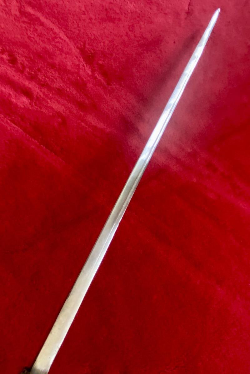 Antique Indian Sword Stick with Horn and Carved Bone Handle — image 7