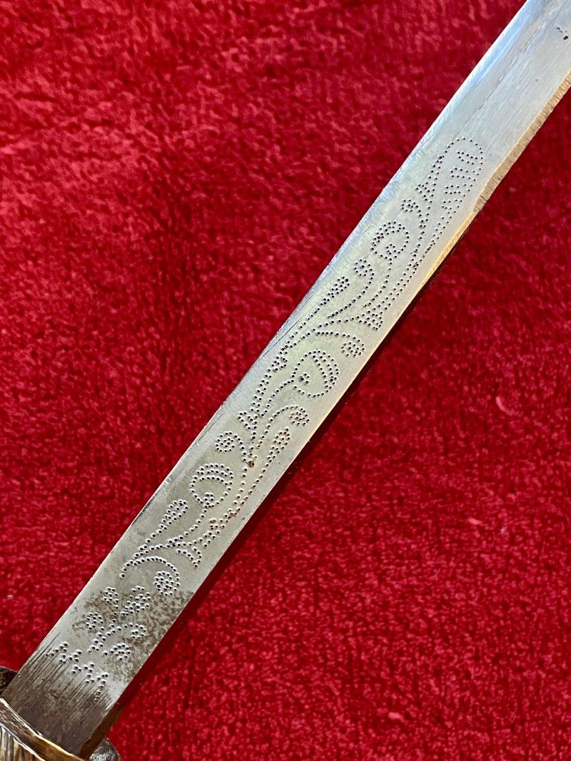 Antique Indian Sword Stick with Horn and Carved Bone Handle — image 8