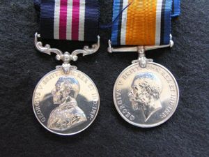 WWI Military Medal Pair