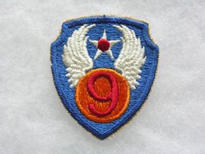 WWII 9th Air Force Patch