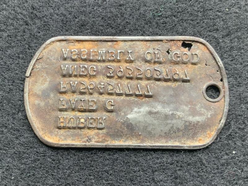 US Army Vietnam Era Dog Tag — image 2