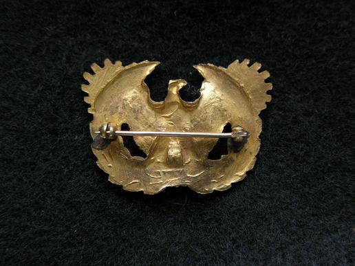 WWII Warrant Officer Garrison Cap Badge — image 2