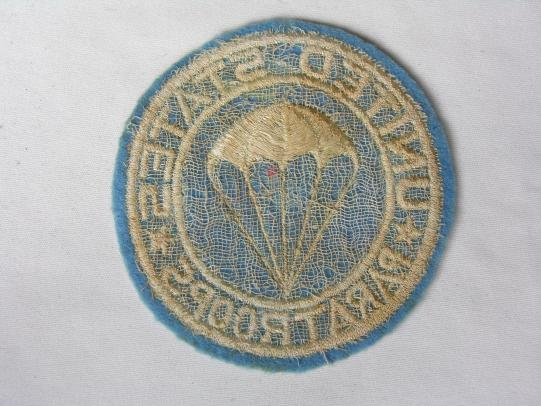 WWII United States Paratroops Jacket Patch — image 2