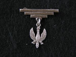 WWII Polish Forces Sweet Heart Brooch