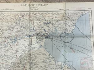 WWII US Army Air Force Chart Pei-p'ing Pekin China