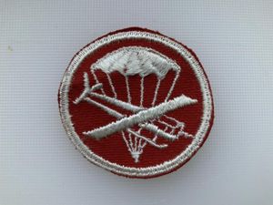 WWII US Army Officer's Glider/Parachute Cap Patch