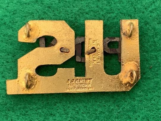 US National Guard Officers Collar Insignia 1921-26 — image 2