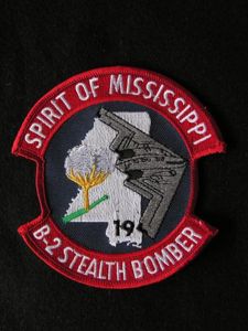 USAF B2 Stealth Bomber Patch
