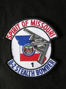 USAF B2 Stealth Bomber Patch