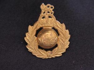 British Royal Marine Cap Badge