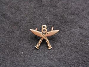 8th Gurkha Rifles Cap Badge