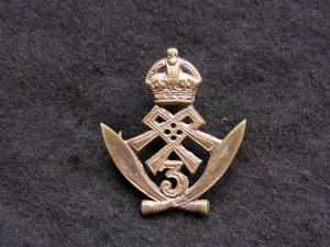 3rd Gurkha Rifles Cap Badge Queen Alexandra's Own