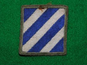 WWII U.S.Army 3rd Infantry Division Patch