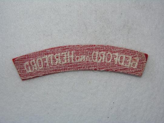 British Bedford and Hertford Shoulder Title — image 2