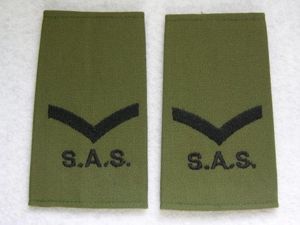 Special Air Service Lance Corporal Shoulder Rank