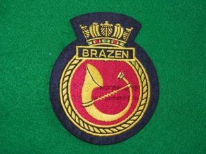 HMS Brazen Ship's Crest